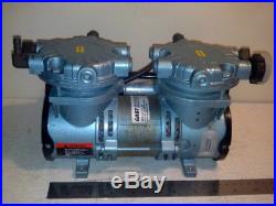 Gast Two Stage Rocking Piston Air Compressor Pump LAA-V113-NQ 100-115V 2.5 A (l)