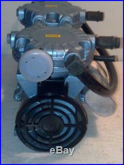 Gast Two Stage Rocking Piston Air Compressor Pump LAA-V113-NQ 100-115V 2.5 A (l)