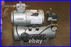 Gast Vacuum Pump 1HAB-11T-M100X 115V 1/6HP