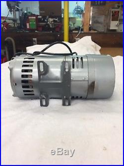 Gast Vacuum Pump With Gauge 0523-101q Works Great Dont Pay $500 For A New One