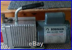 Ge Robinair High Vacuum Pump 15101-b 5 Cfm Free Shipping