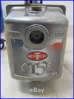 GemTech GT5E Premium 5 CFM Vacuum Pump Made in USA JB Industries Eliminator