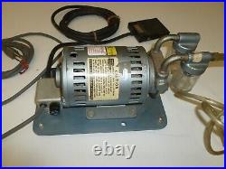 General Electric 5KH10GGR28S 1/10 HP Vacuum Pump With Foot Pedal WORKS