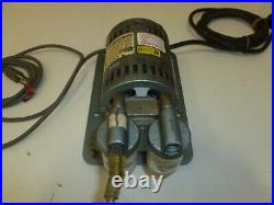 General Electric 5KH10GGR28S 1/10 HP Vacuum Pump With Foot Pedal WORKS