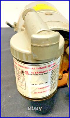 General Electric GE Gast 5KH33DN137BX 0322-V104-G8DX AC Motor Vacuum Pump 37C