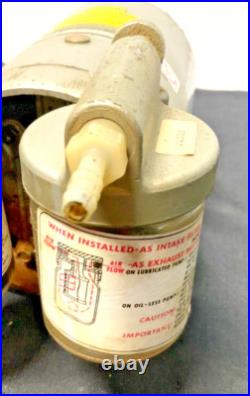 General Electric GE Gast 5KH33DN137BX 0322-V104-G8DX AC Motor Vacuum Pump 37C