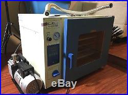 HFS 1.9 CU FT 5 SHELVES VACUUM OVEN DEGASSING DRYING HERBAL DZF-6050 With PUMP