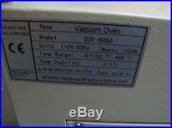 HFS Vacuum Oven Degassing Drying Lab Oven Herbal Extract DZF-6050 with 12CFM Pump