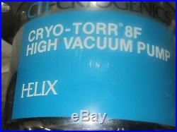 Helix CTI-Cryogenics Cryopump Hi-Torr High Vacuum Pump 8F