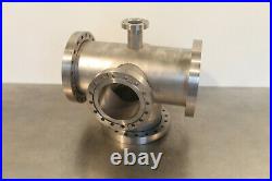 High Vacuum Chamber 6-way Cross 2.75 / 6 / 8 inch CF ConFlat Flanges Stainless