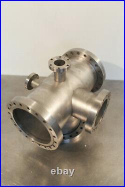 High Vacuum Chamber 6-way Cross 2.75 / 6 / 8 inch CF ConFlat Flanges Stainless