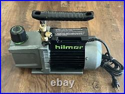 Hilmor 1948121 VP5 Vacuum Pump 5 CFM HVAC 2 Stage 25 microns 7.5 amps 11oz Oil