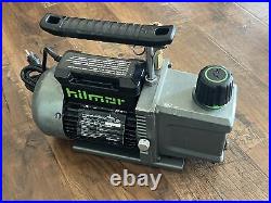 Hilmor 1948121 VP5 Vacuum Pump 5 CFM HVAC 2 Stage 25 microns 7.5 amps 11oz Oil