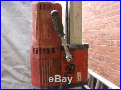Hilti 160e Drilling Stand With Vacuum Pump 110 Volts For Core Drilling