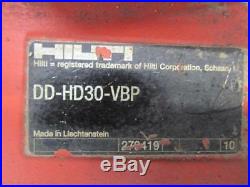 Hilti DD200 Concrete Core Drill Bore DWP 10 Water Pump DD-HD30-VBP Vacuum Stand