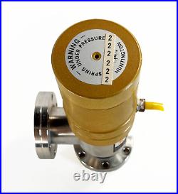 Huntington PV-150-H170 Right Angle Pneumatic Vacuum Valve 2.75 Conflat Flanges