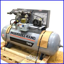 Ingersoll Rand T30 Vacuum Pump Reciprocating Compressor V235D1.5 80-Gallon Tank