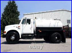 International 4700 Vacuum Porta Potty John Septic Tank Pump Pumper Truck