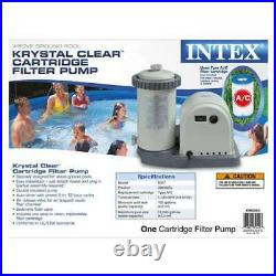 Intex 1500 GPH Easy Set Pool Filter Pump withTimer & GFCI 28635EG (Used)