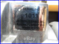 JB INDUSTRIES PLATINUM VACUUM PUMP DV-200N 7 CFM EMERSON C55JXKPK-5060 USA MADE