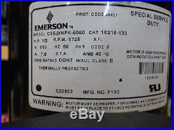 JB INDUSTRIES PLATINUM VACUUM PUMP DV-200N 7 CFM EMERSON C55JXKPK-5060 USA MADE