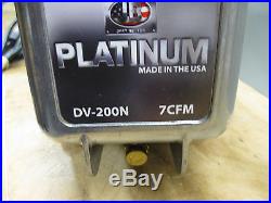 JB INDUSTRIES PLATINUM VACUUM PUMP DV-200N 7 CFM USA MADE