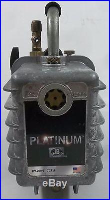 JB Industries (DV-200N) 7 CFM PLATINUM Vacuum Pump