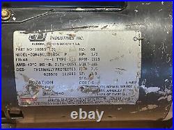 JB Industries Fast Vac DV 85C 3CFM Deep Vacuum Pump 1/2 h. P. 2 stage 115v