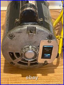 JB Industries Fast Vac DV 85C 3CFM Deep Vacuum Pump 1/2 h. P. 2 stage 115v