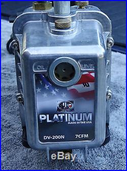 JB Industries Model DV-200N Platinum 7 CFM 2-Stage Vacuum Pump Near MINT