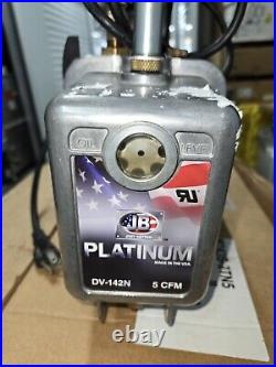 JB Industries Platinum Vacuum Pump DV-142N 5 CFM