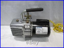 JB J/B Industries DV-200N 7 Cfm 1/2 HP Motor 2 Stage Refrigerant Vacuum Pump