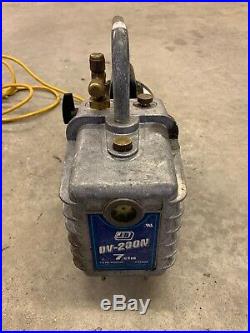 JB J/B Industries DV-200N Platinum 7 Cfm 1/2 HP 2 Stage Refrigerant Vacuum Pump