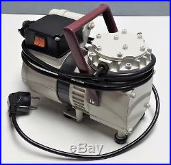 KNF Neuberger N022AT. 18 PTFE Diaphragm Lab Vacuum Compressor Pump, 230V 60Hz