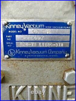 Kinney High Vacuum Pump Kc5r