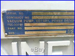 Kinney Rotary Piston vacuum pump 805849 30 HP Will Ship! Tuthill