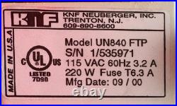 Knf Lab Neuberger Laboport Un840 Ftp Vacuum Pump