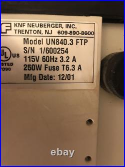 Knf Laboport Pump Un840.3 Ftp Vacuum Pump