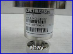 Kurt J Lesker Manual Bellows Sealed Ss Angled Valve Sa0050mccf