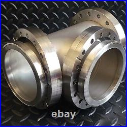 Kurt J. Lesker T-0600S ConFlat 100CF UHV Standard Tee 6 Rotatable Flange