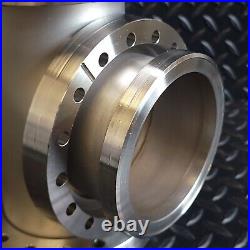 Kurt J. Lesker T-0600S ConFlat 100CF UHV Standard Tee 6 Rotatable Flange