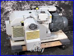 LEYBOLD TRIVAC D65 (BCS) PFPE VACUUM PUMP With CHEM & EXHAUST FILTERS