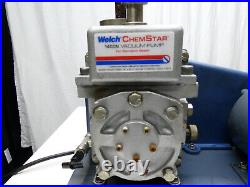 LOW USAGE! Welch ChemStar 1400N Oil Belt Driven Vacuum Pump S55NXMPF-6788
