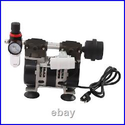 Lab Vacuum Pump Oilless Oil Free Vacuum Pump with Air Filter 200Watt 60 L/min USA