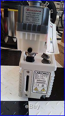 Labconco 195 Dual Stage Rotary Vane Vacuum Pump 5.9 CFM with Edwards Oil Filter