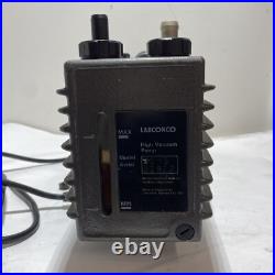 Labconco E2M5 HIGH VACUUM PUMP WORKING