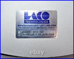 Laco Technologies Lvc2430-3112-hix Hi Vacuum Chamber Degassing Drying