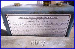 Large Welch DuoSeal Vacuum Pump Excellent