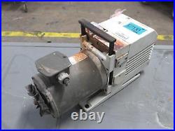 Leybold D16B Dual Stage Rotary Vane Vacuum Pump Motor w rust T169026