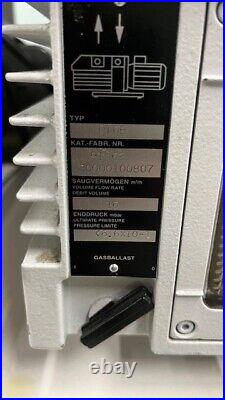 Leybold D16B vacuum pump 3 phase motor, good working condition